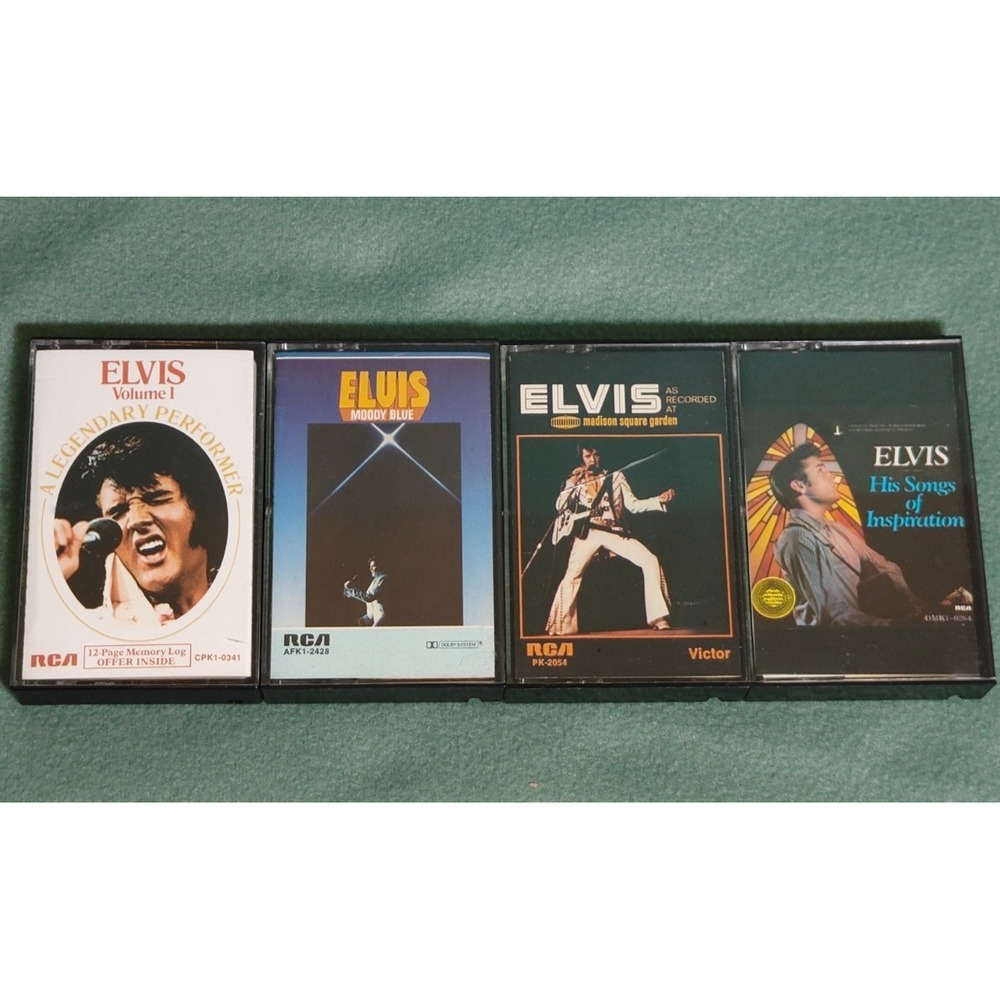 Elvis Presley Cassette Tape Lot of 4 RCA